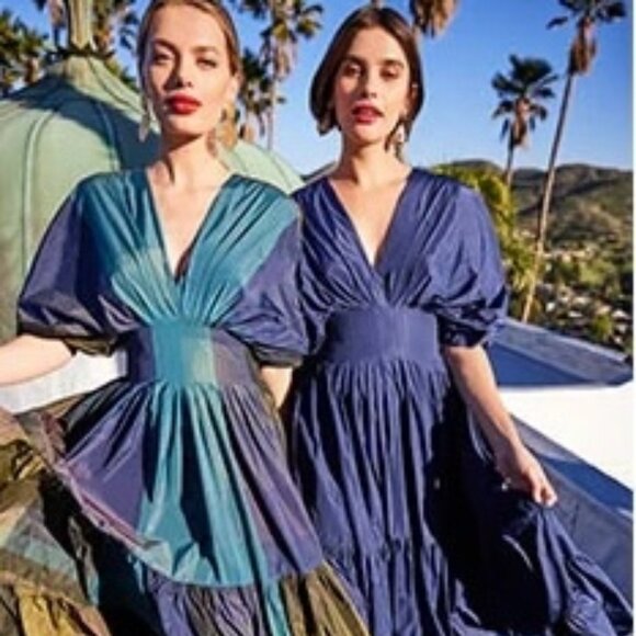 Trina Turk Dasya Maxi Dress, Sapphire Blue, NWT, Size 12 - Picture 8 of 9